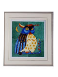Tile Painting - Owl