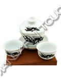 Porcelain Tea Set - Chameleon