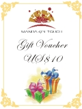 Mandarin Touch Gift Voucher US$10