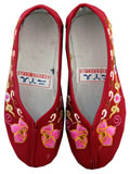 Girl's Lotus Brocade Embroidery Shoes