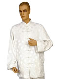 Long-Sleeve Longevity Mandarin Shirt