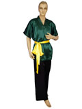 Elbow-Sleeved Kung Fu Suit with Sash (Bargain)