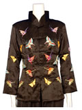 Butterfly Romance Mandarin Blouse