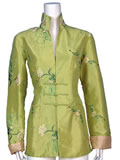 Floral Paillette Mandarin Jacket