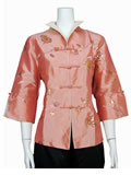 Floral Paillette Mandarin Jacket