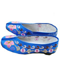 Chinese Lotus Brocade Embroidery Shoes